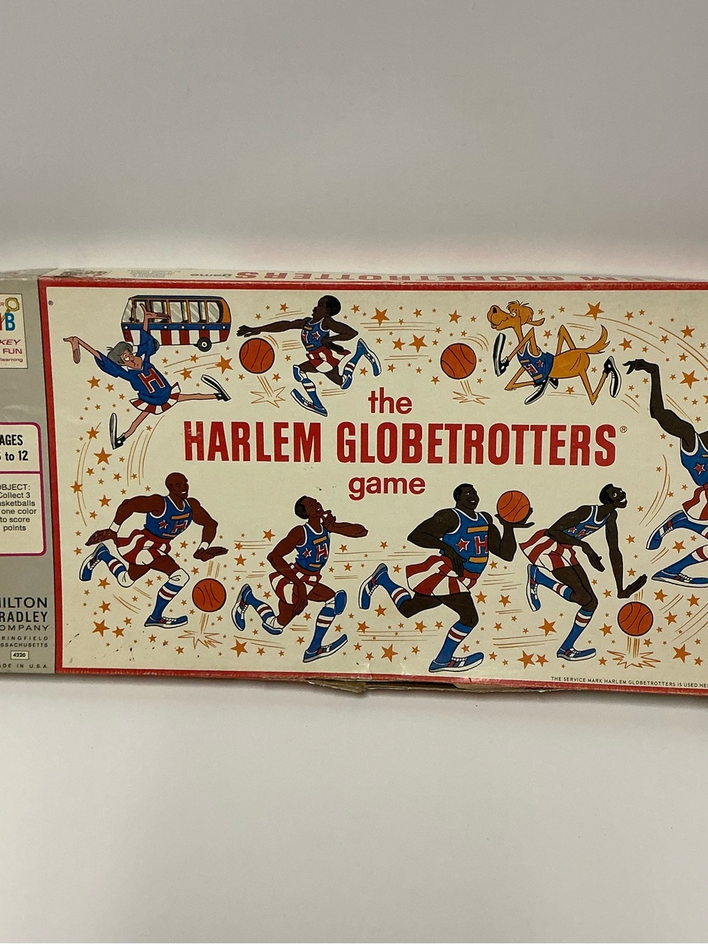 The Harlem Globetrotters Game Vintage Board Game 1971 NEARLY Complete